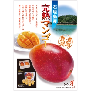 kazu78さんの石垣島産完熟マンゴーを紹介するポスター制作への提案