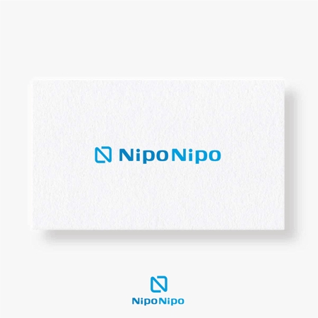 happiness_design (happiness_design)さんの日報作成アプリ「NipoNipo」のロゴへの提案