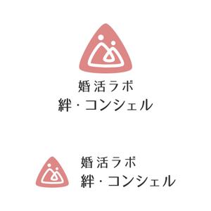 株式会社ＵＮＩＱＵＥ　ＷＯＲＫＳ (hiringhart_line)さんの婚活・結婚相談所事業　【婚活ラボ　絆・コンシェル】のロゴへの提案