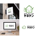 荒井謙一 (kare625)さんの雨漏り修理・屋根リフォーム専門店「ヤネケン」のキャラクターロゴへの提案