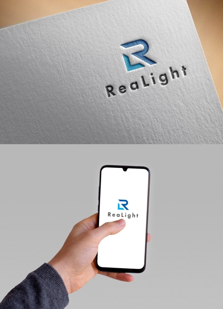 清水　貴史 (smirk777)さんのバックオフィス支援会社「株式会社ReaLight」のロゴへの提案