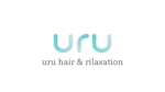 やぐちデザイン (hiroaki1014)さんの美容院　【uru hair&rilaxation】　のロゴへの提案