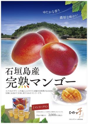 cub-tasu (cub-tasu)さんの石垣島産完熟マンゴーを紹介するポスター制作への提案