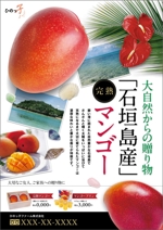 さんの石垣島産完熟マンゴーを紹介するポスター制作への提案