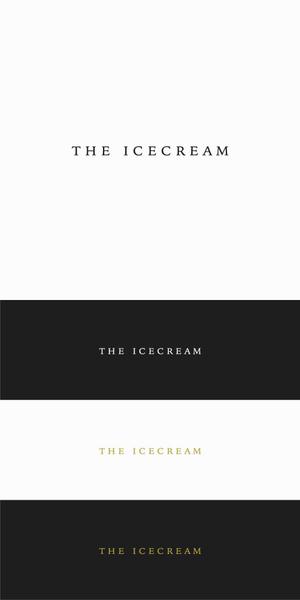 designdesign (designdesign)さんのアイスクリームショップ「THE ICECREAM」のロゴへの提案