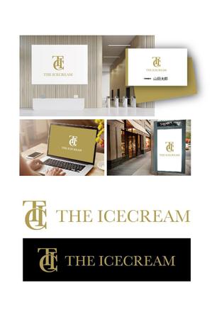 K-J (king_j)さんのアイスクリームショップ「THE ICECREAM」のロゴへの提案