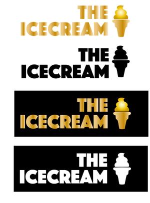 BLUE BARRACUDA (Izkondo)さんのアイスクリームショップ「THE ICECREAM」のロゴへの提案