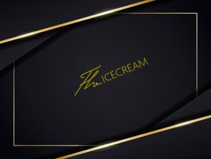 HiRORO (Harujir)さんのアイスクリームショップ「THE ICECREAM」のロゴへの提案
