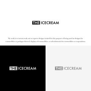 KT (KANJI01)さんのアイスクリームショップ「THE ICECREAM」のロゴへの提案