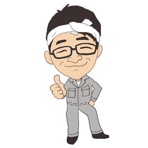 はね (0hane3)さんのリフォーム会社の似顔絵風キャラクター作成への提案