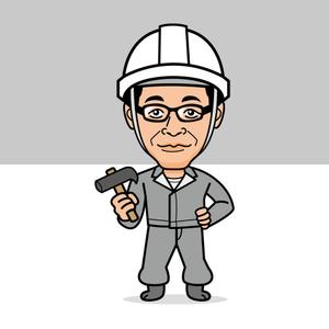 Asaminet (asaminet)さんのリフォーム会社の似顔絵風キャラクター作成への提案