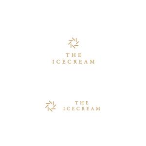 スタジオきなこ (kinaco_yama)さんのアイスクリームショップ「THE ICECREAM」のロゴへの提案