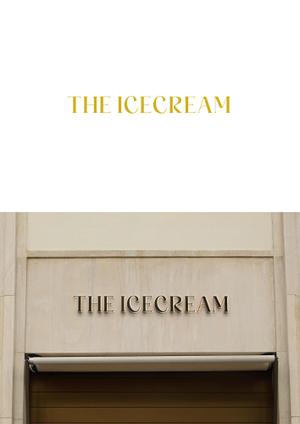 H.i.LAB. (IshiiHiroki)さんのアイスクリームショップ「THE ICECREAM」のロゴへの提案