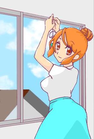 葉山大輔 (lastorder95)さんの萌え系イラストを入れた引っ越しの挨拶状制作への提案