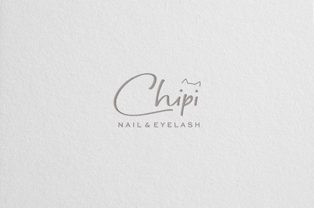 ALTAGRAPH (ALTAGRAPH)さんのNail&Eyelashサロン「Chipi」のロゴへの提案