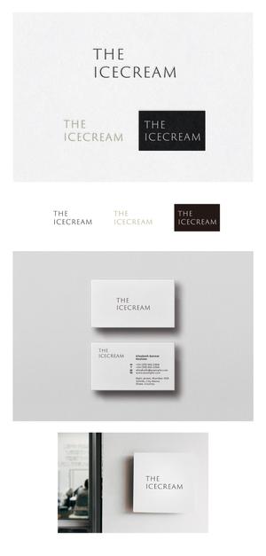 途理tori. (toritoritori3)さんのアイスクリームショップ「THE ICECREAM」のロゴへの提案