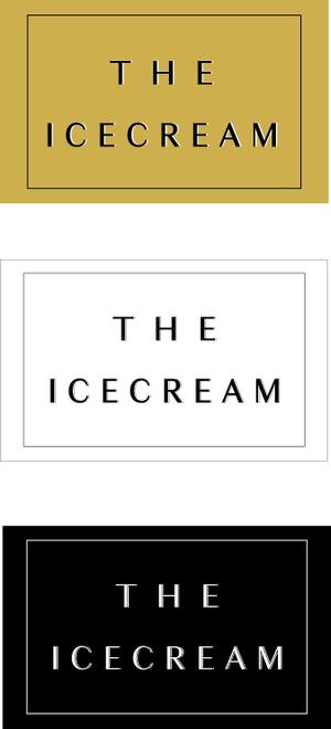 maison.s (maison_gaudi)さんのアイスクリームショップ「THE ICECREAM」のロゴへの提案