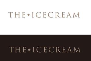 田中　威 (dd51)さんのアイスクリームショップ「THE ICECREAM」のロゴへの提案