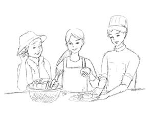 みんみん (minmin_art_0)さんのオウンドメディアサイトのメインバナーに使用するイラストへの提案