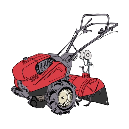 クマクロー (Fumiboo)さんの耕運機、芝刈り機のイラストが欲しい。への提案