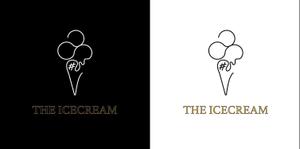 かりん (angel08160823)さんのアイスクリームショップ「THE ICECREAM」のロゴへの提案