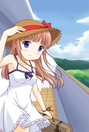 ちょび (chobi0011)さんの萌え系イラストを入れた引っ越しの挨拶状制作への提案