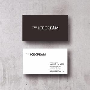 ringo6220 (ringo6220)さんのアイスクリームショップ「THE ICECREAM」のロゴへの提案