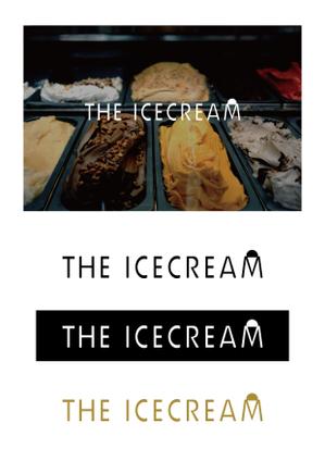 hishikawa  (j-hishikawa)さんのアイスクリームショップ「THE ICECREAM」のロゴへの提案
