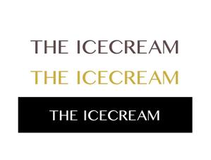 Bbike (hayaken)さんのアイスクリームショップ「THE ICECREAM」のロゴへの提案