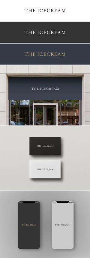 Nord Design (brunoxxx)さんのアイスクリームショップ「THE ICECREAM」のロゴへの提案