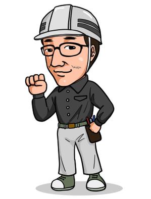 HQ BRAIN (hqbrain)さんのリフォーム会社の似顔絵風キャラクター作成への提案