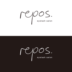ヘッドディップ (headdip7)さんのアイラッシュサロン　repos. ルポドット　のロゴ制作への提案