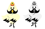 nopo. (noponopo)さんの鶴をモチーフにした社会保険労務士法人のキャラクターデザインへの提案