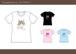 Design Studio Clover (naizan)さんの猫（ノルウェージャンフォレストキャット）のTシャツデザインへの提案