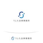 LLDESIGN (ichimaruyon)さんの法律事務所「うした法律事務所」のロゴへの提案