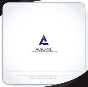 XL@グラフィック (ldz530607)さんの医療機器開発プロジェクト：「AESCURE」（アエスキュア）のロゴへの提案