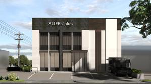 ナシゴレン (REALiZE_ARQ)さんのリノベーション+不動産「SLIFE⤴plus」新店舗ショールーム外観のデザインへの提案