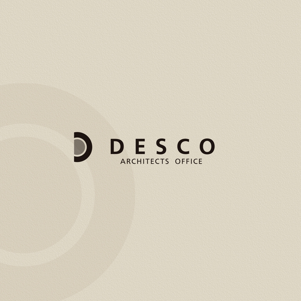 「DESCO」のロゴ作成