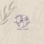 KaoriA Design (lilythelily)さんの花雑貨販売　「atelier violetta 」 ロゴ製作への提案