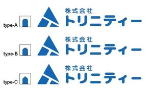 さんの株式会社トリニティーのカタカナの社名ロゴへの提案