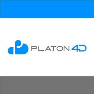 Thunder Gate design (kinryuzan)さんの「PLATON4D」のロゴ作成への提案