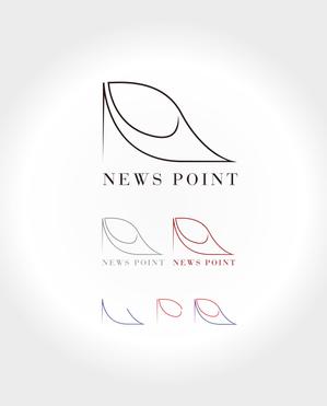 Blue apple DESIGN (blue_apple)さんの「NEWS  POINT」のロゴ作成（商標登録なし）への提案