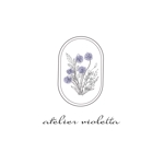 U design  (u__design)さんの花雑貨販売　「atelier violetta 」 ロゴ製作への提案