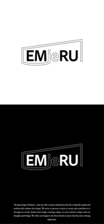 fushimi_1 (fushimi_1)さんのデザイナーズ系住宅設計販売会社【EMieRU】のロゴへの提案
