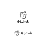 LUCKY2020 (LUCKY2020)さんの新規オープン カフェ 個人店 「4LINK」 ロゴ 制作への提案