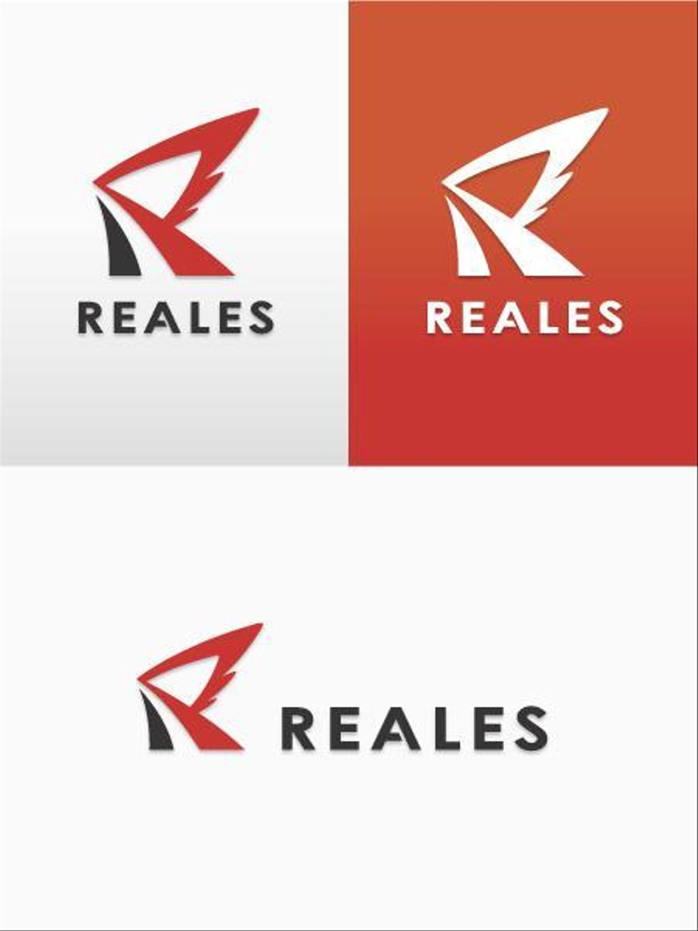 「REALES（リアレス）」のロゴ作成