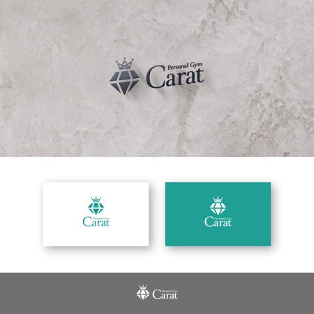 SSH Design (s-s-h)さんのパーソナルジム『Carat』のロゴ作成への提案