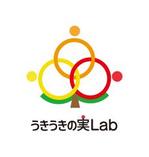 Design Maru 間取とCGパース (e-ari)さんの障害者生活介護事業所「うきうきの実Lab」のロゴマークへの提案