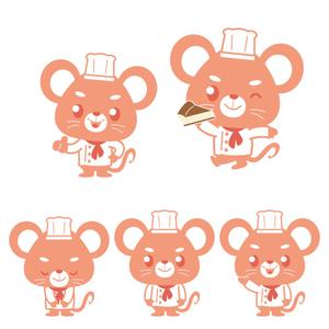 Asaminet (asaminet)さんのチーズケーキ屋のキャラクターネズミへの提案