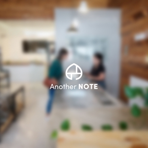 耳が聞こえないけど頑張るデザイナー (deaf_ken)さんの文具とカフェの融合店「Another NOTE」で使用するロゴへの提案